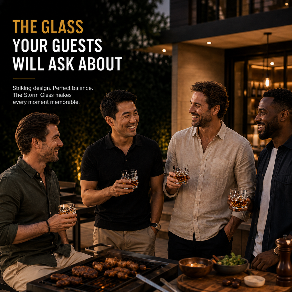 Storm Japanese Crystal Whiskey Glass