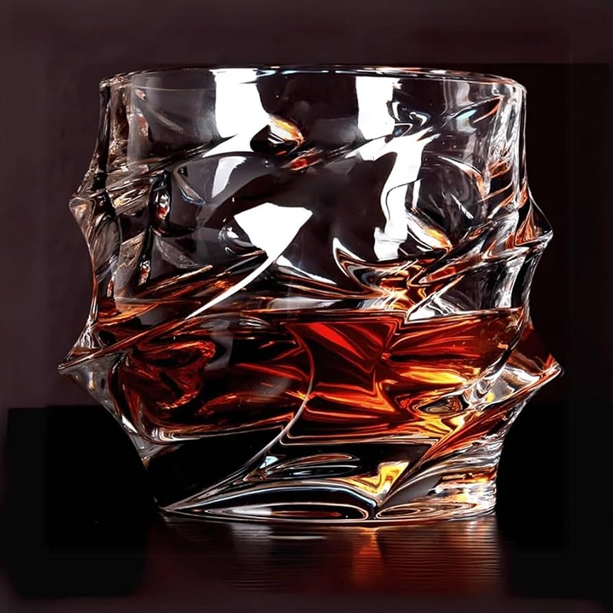 Storm Japanese Crystal Whiskey Glass